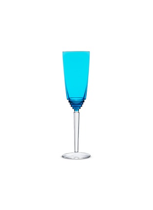 Main View - Click To Enlarge - SAINT-LOUIS - Oxymore champagne flute – Sky Blue