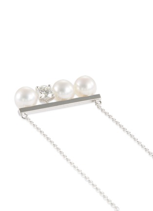  - TASAKI - 'Balance' diamond pearl pendant necklace