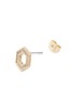 Detail View - Click To Enlarge - MICHELLE CAMPBELL - 'Honeycomb' stud earrings