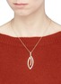 Figure View - Click To Enlarge - MICHELLE CAMPBELL - 'Leaf' pendant necklace