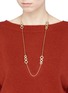 Figure View - Click To Enlarge - MICHELLE CAMPBELL - 'Honeycomb' station necklace