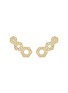 Main View - Click To Enlarge - MICHELLE CAMPBELL - 'Honeycomb' climber earrings