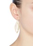 Figure View - Click To Enlarge - MICHELLE CAMPBELL - 'Leaf' drop earrings