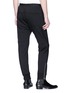 Back View - Click To Enlarge - HELMUT LANG - Logo embroidered tapered leg jogging pants