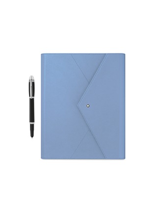 Main View - Click To Enlarge - MONTBLANC - Montblanc Sartorial Augmented paper set – Light Blue