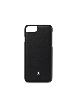 Main View - Click To Enlarge - MONTBLANC - Deep shine leather iPhone 8 case