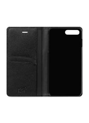 Figure View - Click To Enlarge - MONTBLANC - Flipside saffiano leather iPhone 8 Plus case