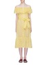 Main View - Click To Enlarge - LISA MARIE FERNANDEZ - 'Mira' ruffle polka dot off-shoulder dress