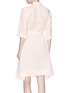 Back View - Click To Enlarge - LISA MARIE FERNANDEZ - Polka dot print belted linen shirt dress