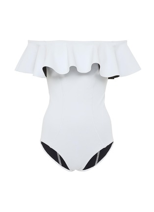 Main View - Click To Enlarge - LISA MARIE FERNANDEZ - 'Mira' flounce one-piece swimsuit