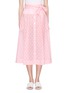 Main View - Click To Enlarge - LISA MARIE FERNANDEZ - Sash tie polka dot cotton beach skirt