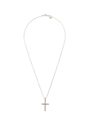 Main View - Click To Enlarge - JOHN HARDY - Classic Chain' silver jawan cross pendant necklace