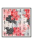 Main View - Click To Enlarge - SHANG XIA - Bamboo Charm silk scarf – Lacquer Red