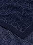 Detail View - Click To Enlarge - SHANG XIA - Geometric jacquard cashmere-silk scarf – Denim