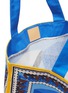 Detail View - Click To Enlarge - SHANG XIA - 3D print canvas bag – Imperial Blue