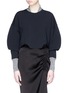 Main View - Click To Enlarge - ESTEBAN CORTAZAR - Puff sleeve high-low sweater