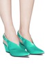 Figure View - Click To Enlarge - BOTH - Satin slingback pumps