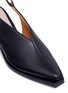 Detail View - Click To Enlarge - BOTH - Detachable ribbon leather slingback pumps
