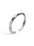 Detail View - Click To Enlarge - JOHN HARDY - Legends Naga Sterling Silver Black Sapphire Kick Cuff — Size M