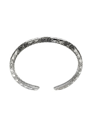 Main View - Click To Enlarge - JOHN HARDY - Legends Naga Sterling Silver Black Sapphire Kick Cuff — Size M