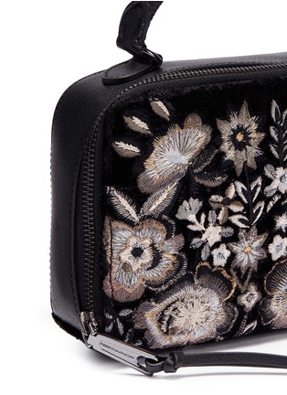  - REBECCA MINKOFF - Floral embroidered crossbody box bag