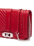  - REBECCA MINKOFF - 'Love' small chevron quilted leather crossbody bag