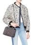Front View - Click To Enlarge - REBECCA MINKOFF - 'Jamie' small leather satchel