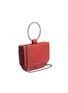 Detail View - Click To Enlarge - REBECCA MINKOFF - Ring handle leather crossbody bag