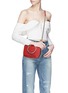Figure View - Click To Enlarge - REBECCA MINKOFF - Ring handle leather crossbody bag