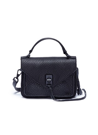 Main View - Click To Enlarge - REBECCA MINKOFF - 'Mini Darren' leather messenger bag