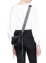 Figure View - Click To Enlarge - REBECCA MINKOFF - Stud guitar leather strap