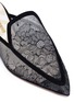 Detail View - Click To Enlarge - NICHOLAS KIRKWOOD - 'Beya' metal heel floral lace loafer mules