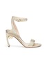Main View - Click To Enlarge - NICHOLAS KIRKWOOD - 'Lola Pearl' crinkled leather sandals