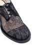Detail View - Click To Enlarge - NICHOLAS KIRKWOOD - 'Casati' faux pearl heel guipure lace Derbies