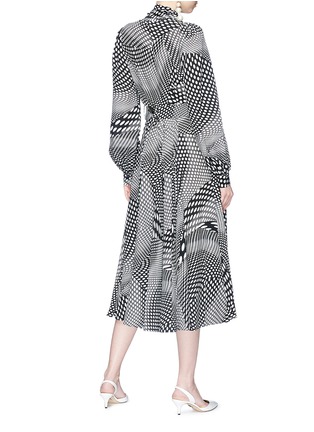 Figure View - Click To Enlarge - CO - Polka dot print silk satin dress