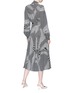 Figure View - Click To Enlarge - CO - Polka dot print silk satin dress