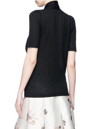 Back View - Click To Enlarge - CO - Neck tie cashmere knit top