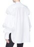 Back View - Click To Enlarge - ELLERY - 'Jovian' gathered bubble sleeve poplin shirt