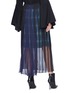 Back View - Click To Enlarge - 72951 - Layered check plaid skirt