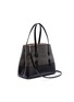 Figure View - Click To Enlarge - ALAÏA - Floral lasercut scalloped edge small leather tote