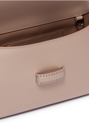 Detail View - Click To Enlarge - ALAÏA - Stud leather crossbody bag