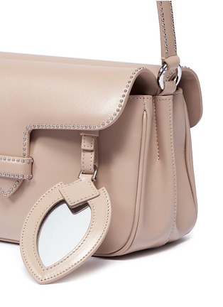 Detail View - Click To Enlarge - ALAÏA - Stud leather crossbody bag