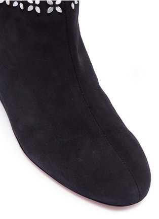 Detail View - Click To Enlarge - ALAÏA - Stud suede ankle boots