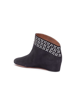 Figure View - Click To Enlarge - ALAÏA - Stud suede ankle boots