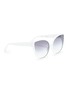Figure View - Click To Enlarge - LINDA FARROW - Acetate oversized cat eye sunglasses