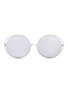 Main View - Click To Enlarge - LINDA FARROW - Open metal frame round sunglasses