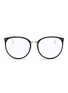 Main View - Click To Enlarge - LINDA FARROW - Acetate front metal round optical glasses