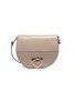 Main View - Click To Enlarge - JW ANDERSON - Latch flap barbell ring leather shoulder bag