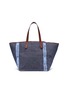 Main View - Click To Enlarge - JW ANDERSON - 'Belt' logo jacquard canvas tote