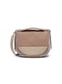 Main View - Click To Enlarge - JW ANDERSON - 'Moon' suede and leather large shoulder bag